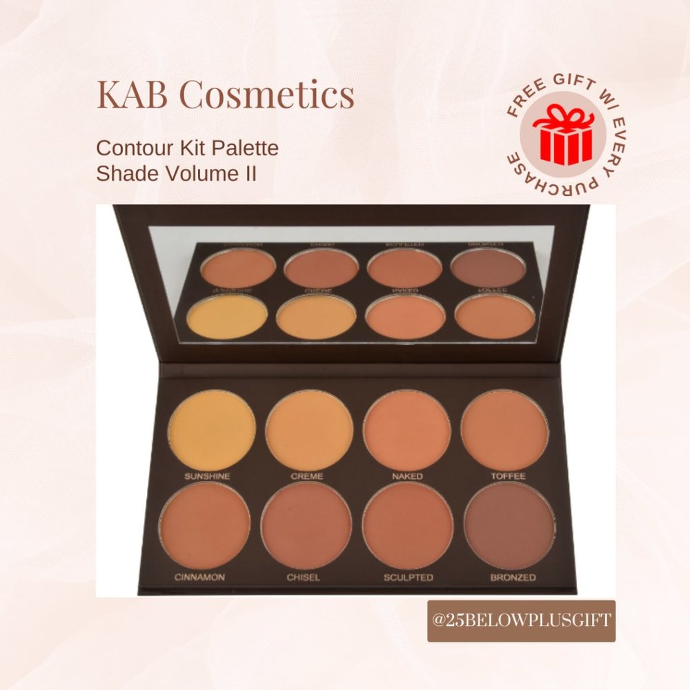 KAB Cosmetics | Contour Kit Palette in Shade Volume II